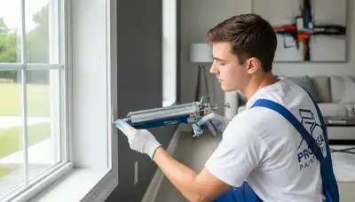 Professional caulking and sealing on Seattle WA home exterior by expert house painters