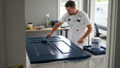 Professional door painting and refinishing in Seattle, WA for wood, fiberglass, and steel entry doors