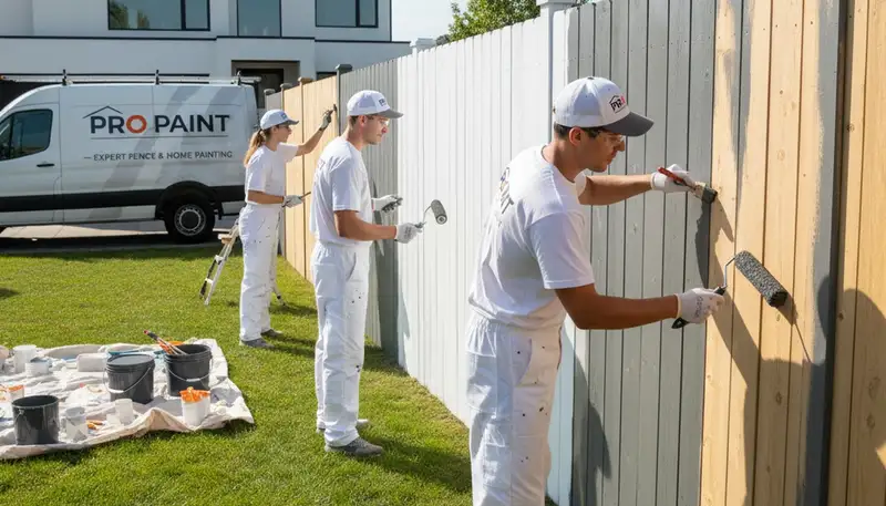 Professional fence painting for moisture-resistant cedar fences in Seattle, WA by expert house painters