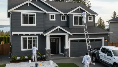 Seattle, WA house painting service for residential exterior and interior painting by local professionals