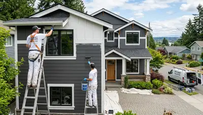 Professional house painters in Seattle WA providing expert residential exterior painting services