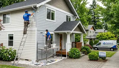 Professional house painters in Seattle WA providing expert exterior home painting services