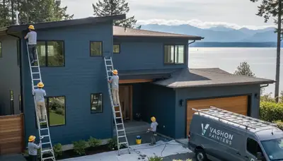 House painters in Seattle, WA providing professional residential painting services