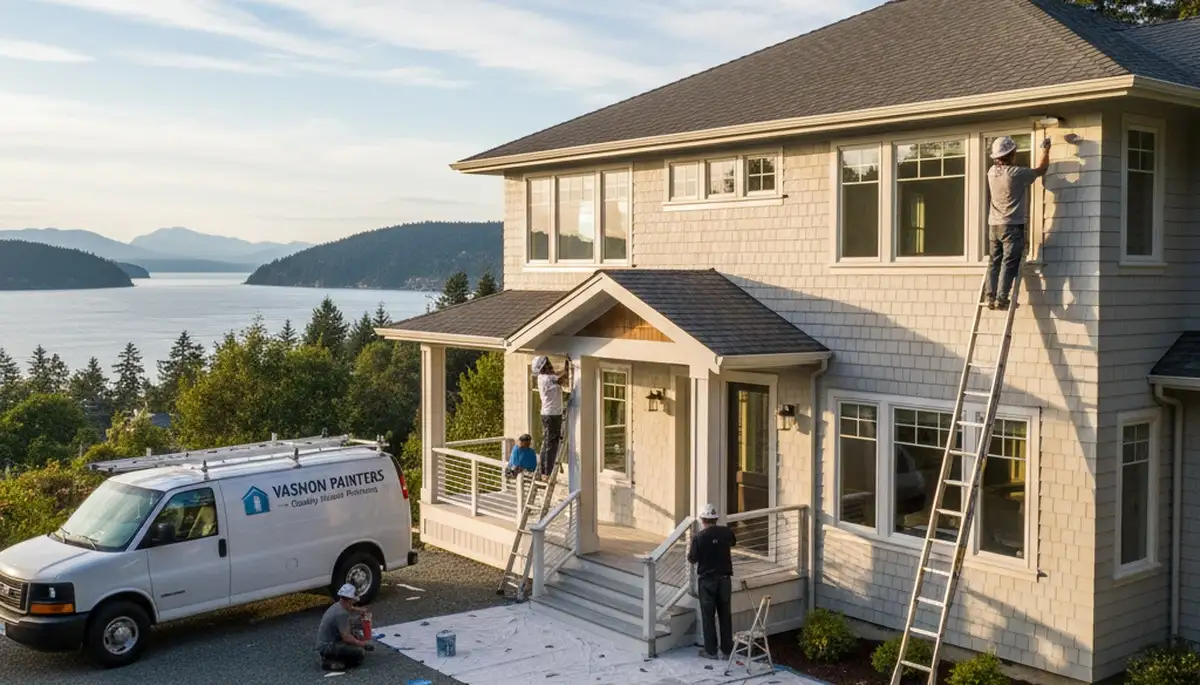 Seattle, WA house painting service for exterior and interior home painting by local professionals