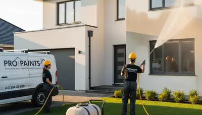 Professional pressure cleaning for Seattle WA home exterior by expert house painters